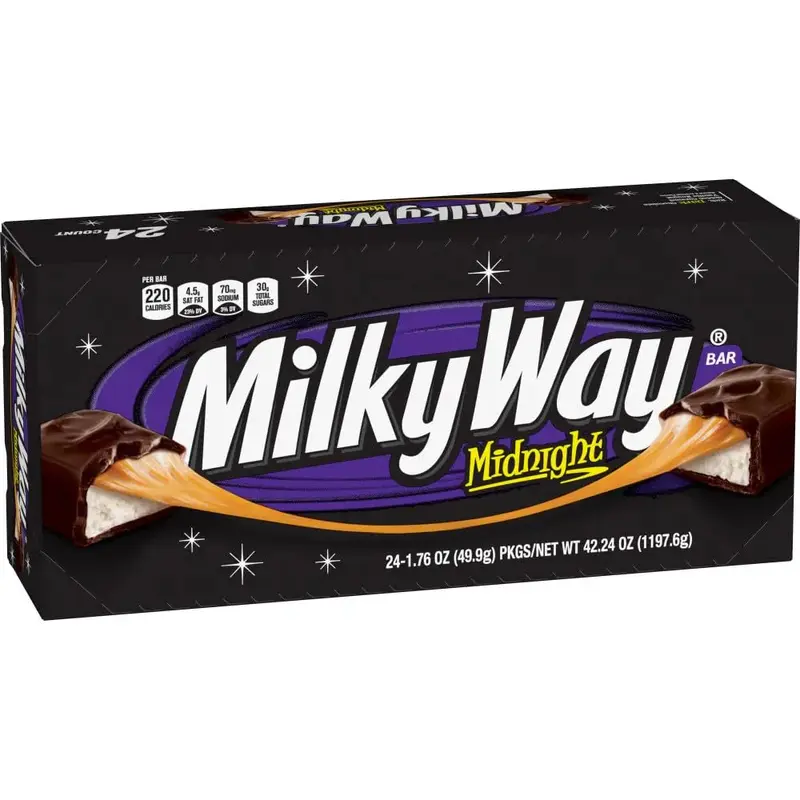 Milky Way Midnight Candy Bars: 24-Piece Box