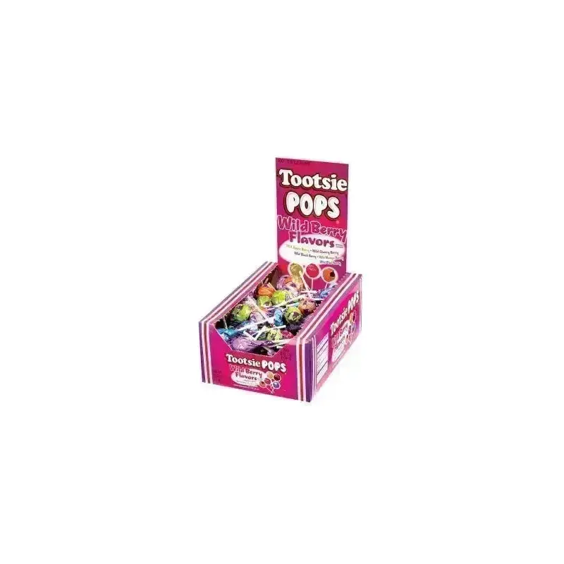 Tootsie Pops - Wild Berry Flavors Assortment: 100-Piece Box