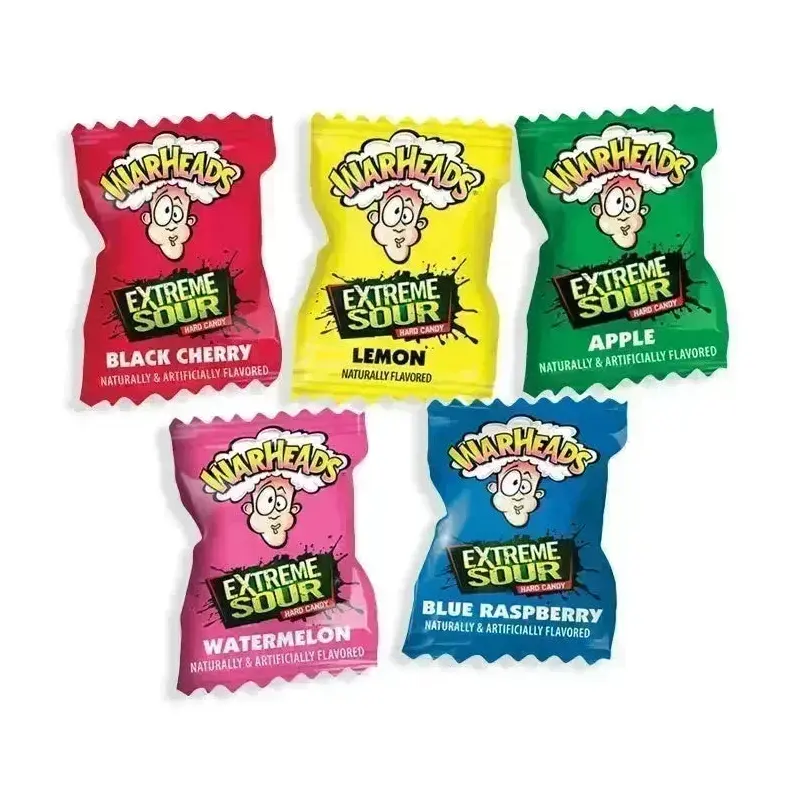 WarHeads Extreme Sour Hard Candy Packs Bulk: 30LB Case