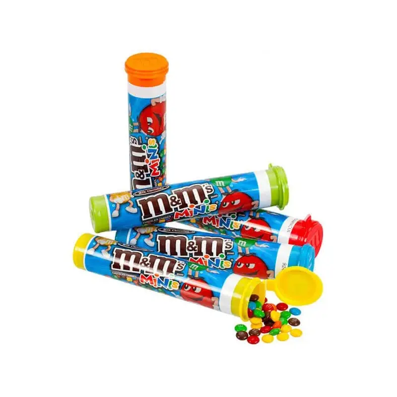 M&M's Minis Candy Mega Tubes: 24-Piece Box