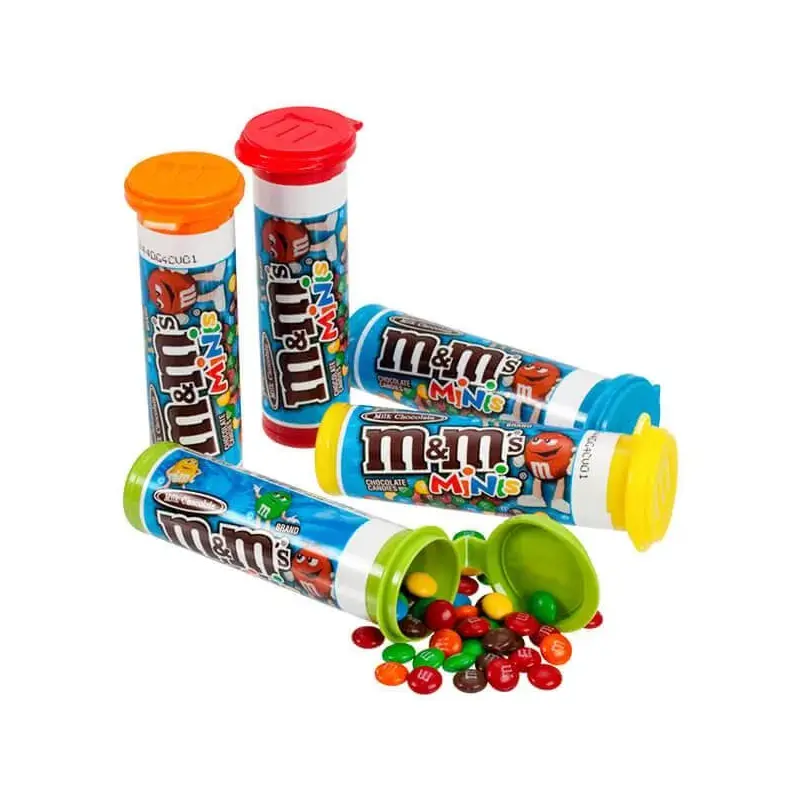 M&M's Minis Candy Tubes: 24-Piece Box