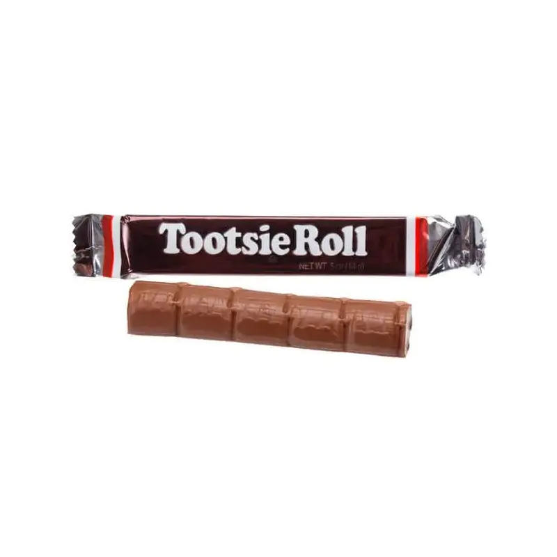 Tootsie Roll Snack Size Candy Bars: 96-Piece Tub