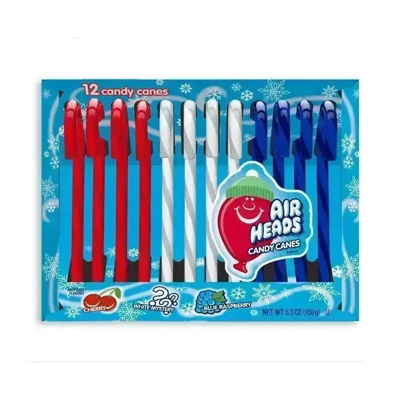 AirHeads Candy Canes: 144-Piece Case
