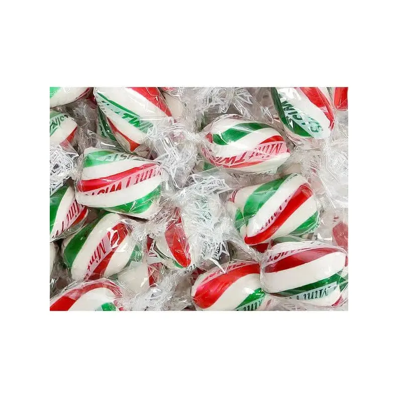 Atkinson Hard Candy Twists - Christmas Peppermint: 5LB Bag