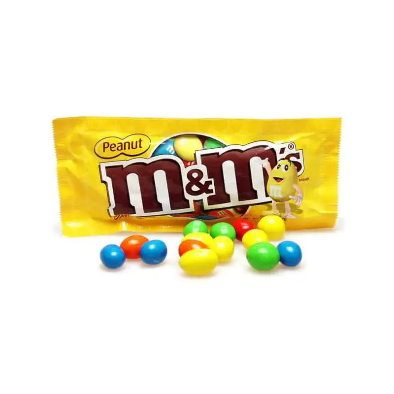M&M's Candy Packs - Peanut: 48-Piece Box
