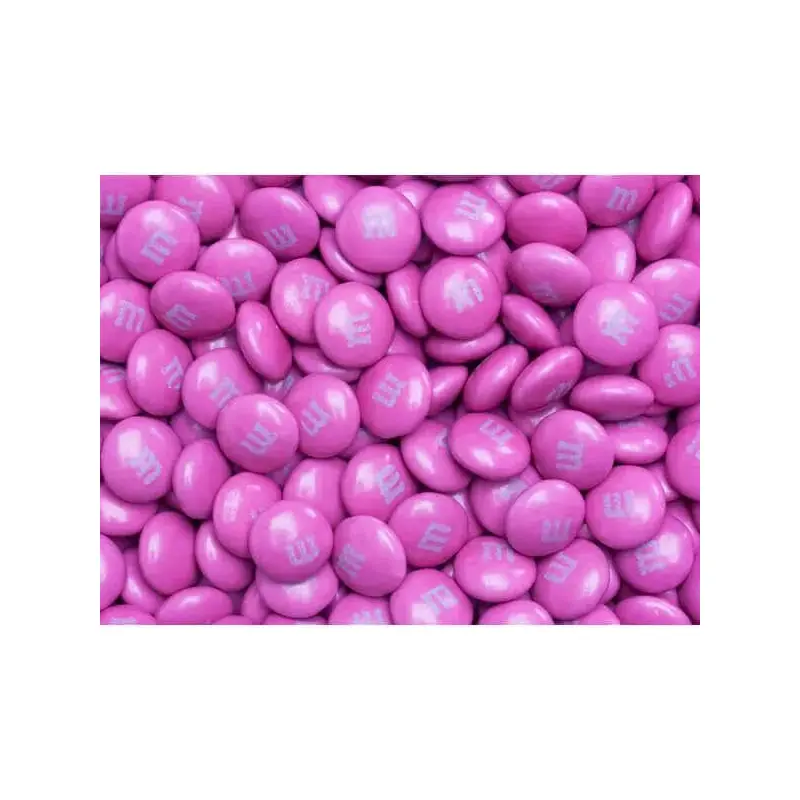 M&M's Milk Chocolate Candy - Dark Pink: 10LB Bag