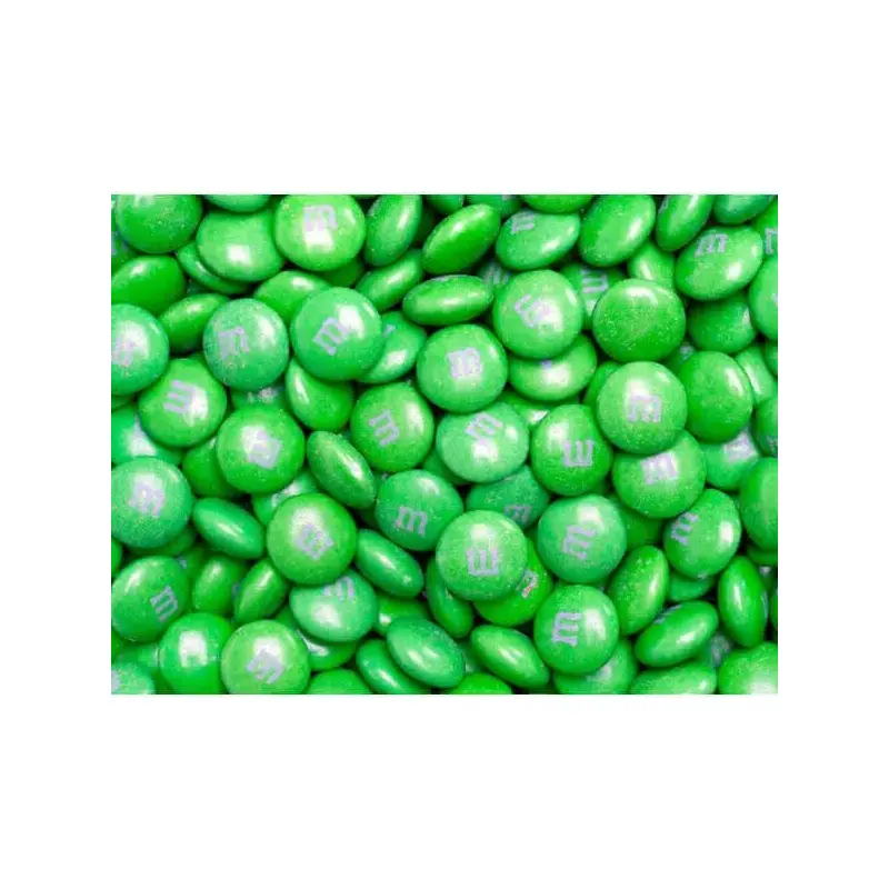 M&M's Milk Chocolate Candy - Green: 10LB Bag