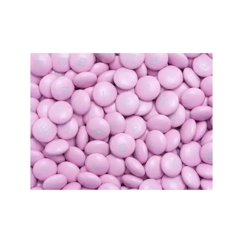 M&M's Milk Chocolate Candy - Pink: 10LB Bag