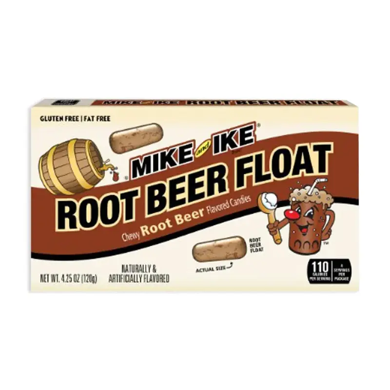 Mike and Ike Root Beer Float Candy Theater Packs: 12-Piece Box