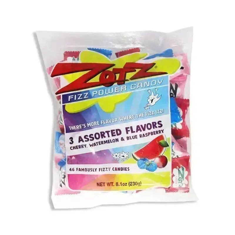 Zotz Assorted Sour Fizz Candy: 6LB Case