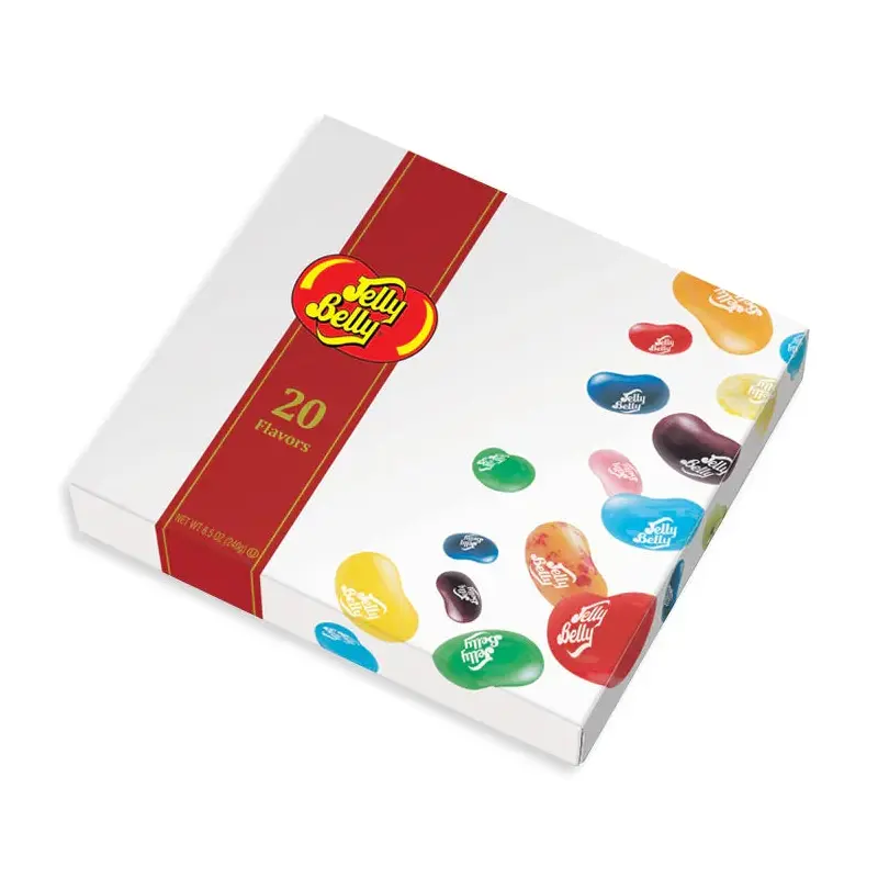 Jelly Belly 20 Flavors Jelly Beans Sampler Gift Box: 10-Piece Case