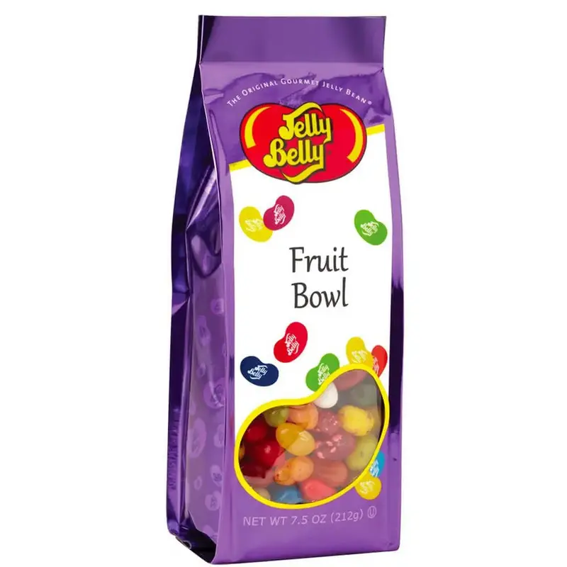 Jelly Belly Fruit Bowl Mix Jelly Beans 7.5-Ounce Bag: 12-Piece Case