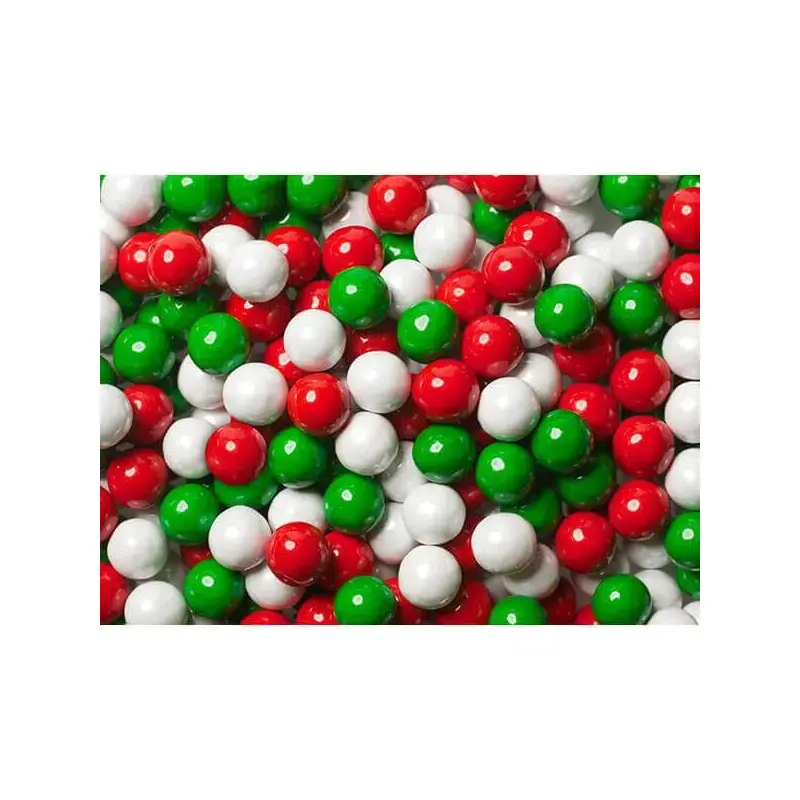 Sixlets Mini Milk Chocolate Balls - Christmas Colors Assortment: 2LB Bag