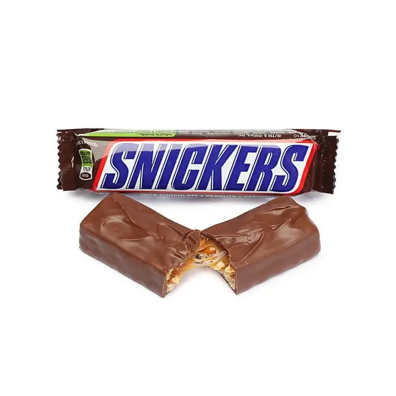 Snickers Candy Bars: 48-Piece Box