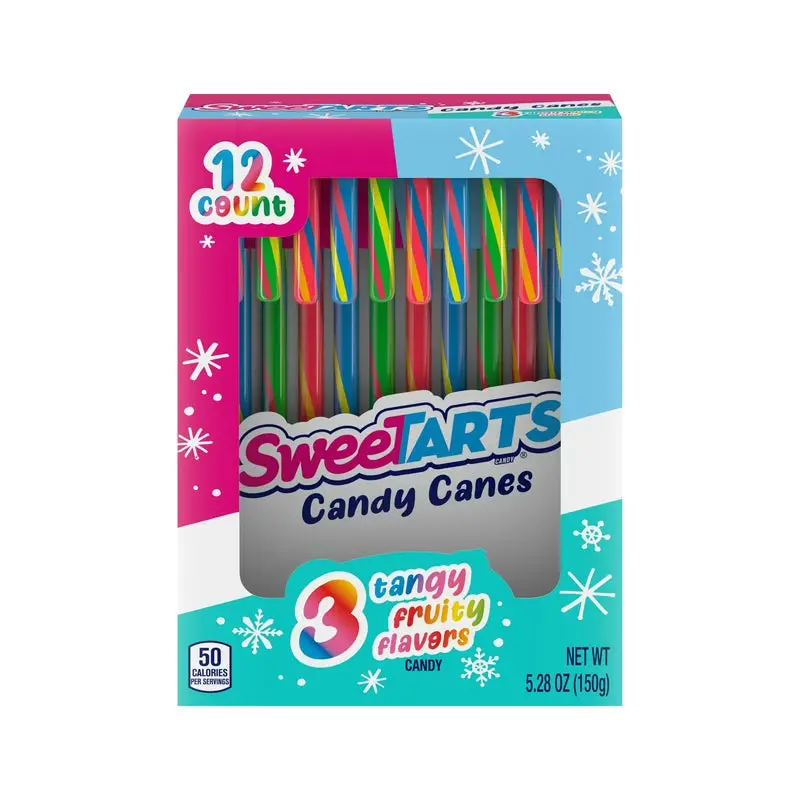 SweeTarts Candy Canes: 12-Piece Box