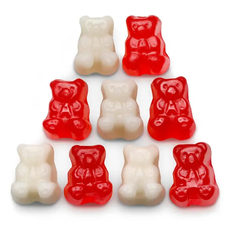 Albanese Polar Bear Cubs Peppermint Gummy Bears: 5LB Bag