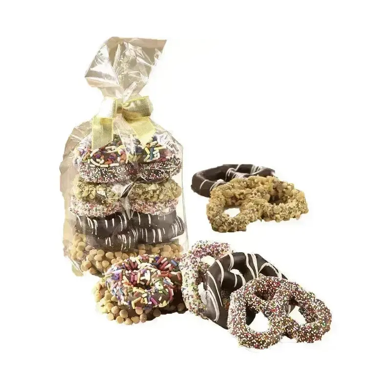 Asher's Gourmet Assorted Pretzels Gift Bag: 12-Pack Case