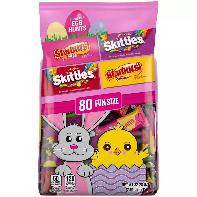 Easter Candy Grab Bag Egg Filler Mix: 80-Piece Bag