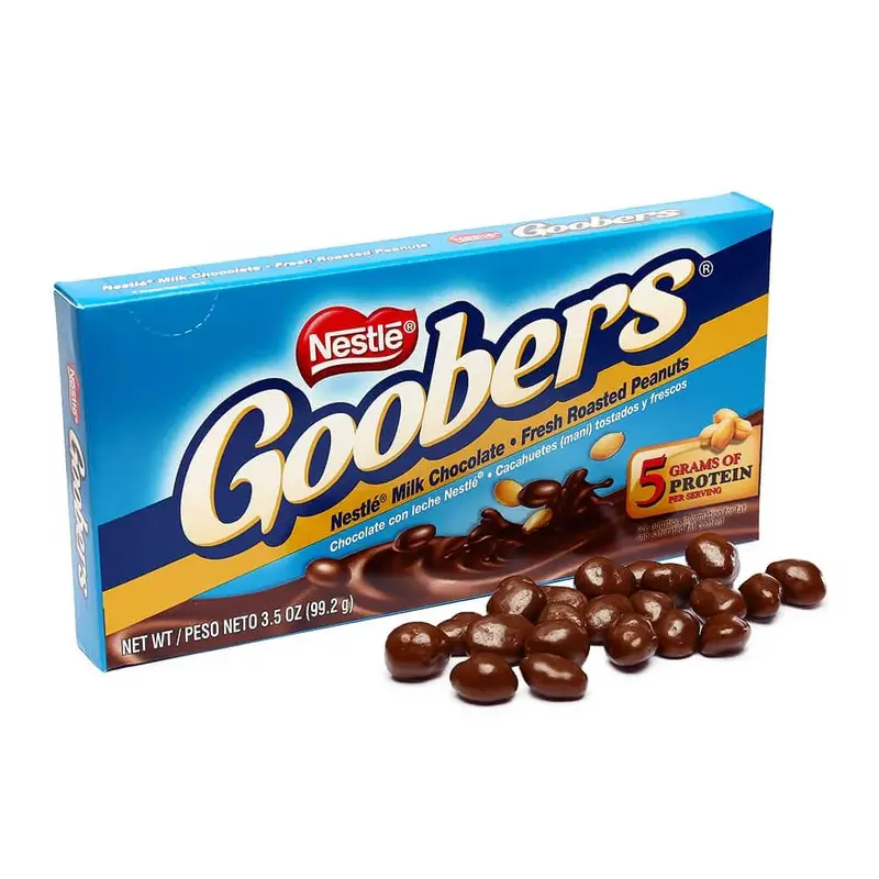 Goobers Candy 3.5-Ounce Packs: 15-Piece Box