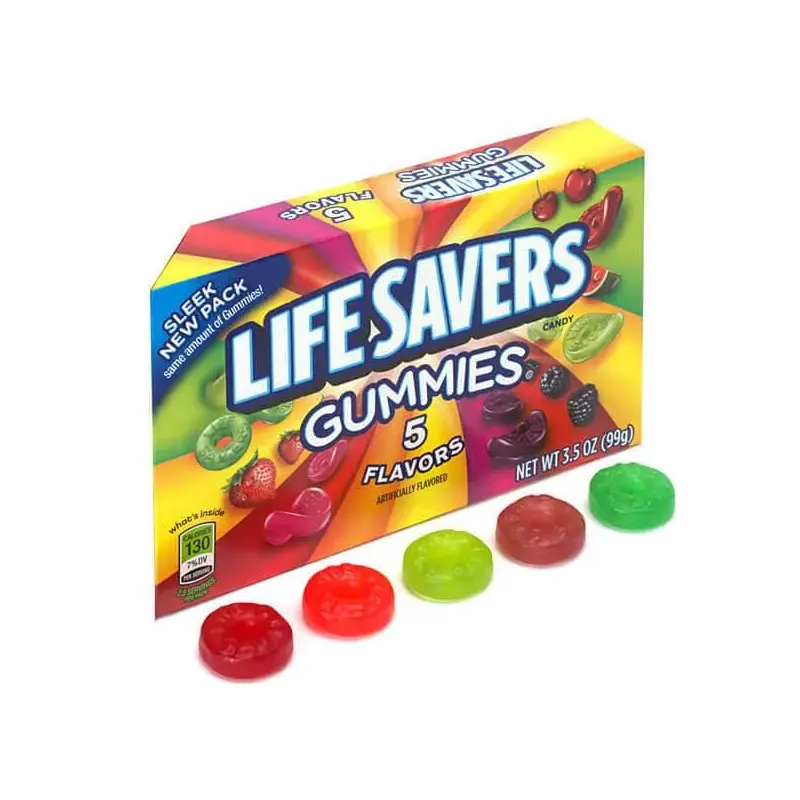 LifeSavers Gummies Candy 3.5-Ounce Packs - 5 Flavors: 12-Piece Box
