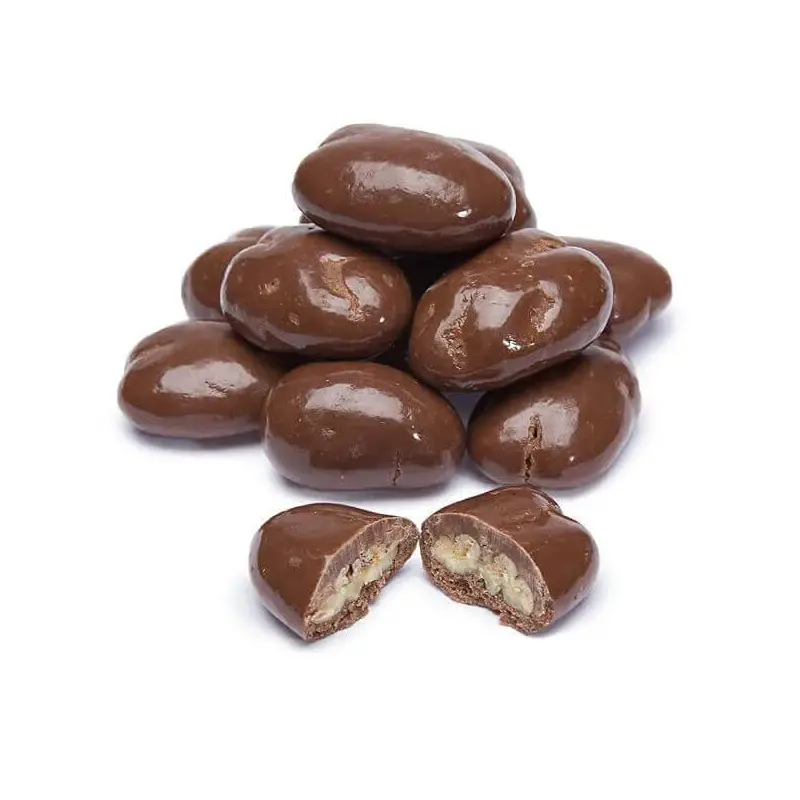 Milk Chocolate Covered Pecans Candy: 10LB Case