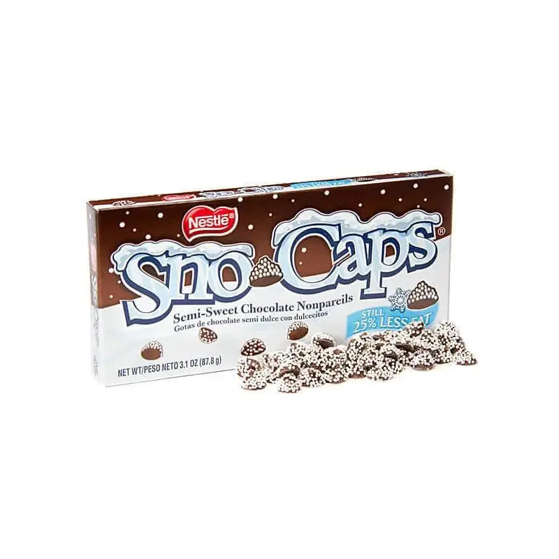 Nestle Sno-Caps Chocolate Nonpareils Candy 3.1-Ounce Packs: 15-Piece Box