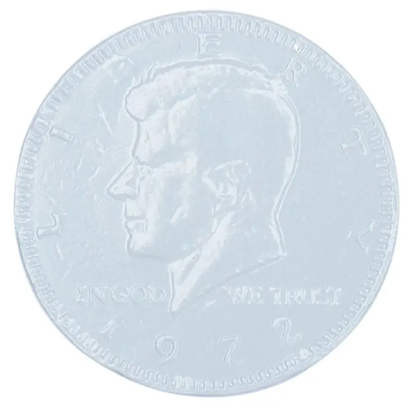 White Foiled Milk Chocolate Coins: 1LB Bag