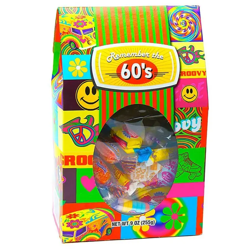 Classic Nostalgic Candy Gift Tote: 1960's