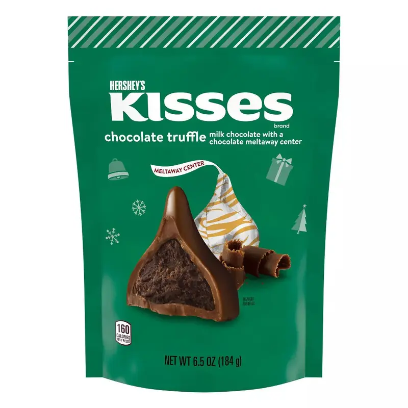 Hershey's Kisses Chocolate Truffle Candy: 6.5-Ounce Bag