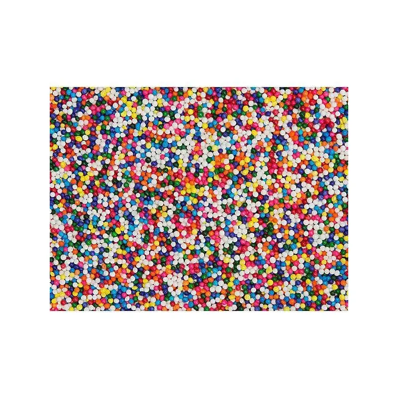 Rainbow Nonpareils Sprinkles Candy: 10LB Case