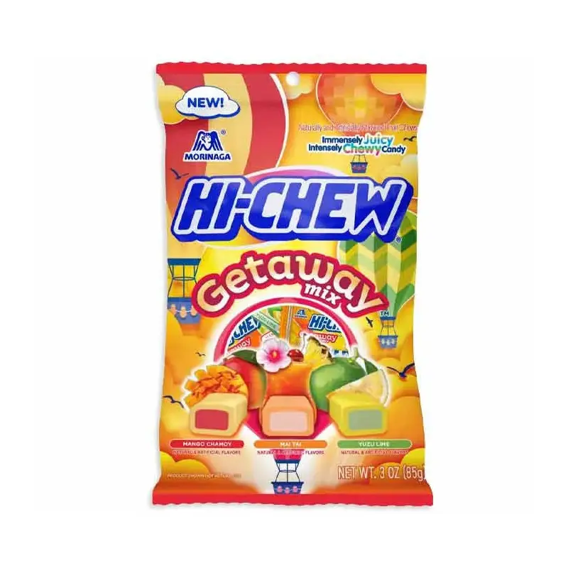 Hi-Chew Fruit Chews Candy Packs - Getaway Mix: 6-Piece Case