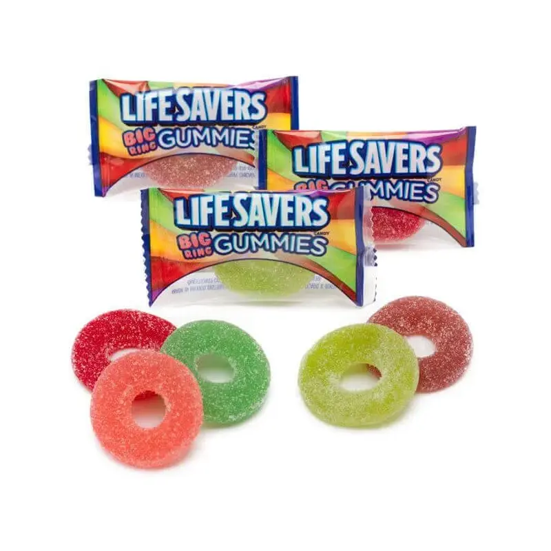 LifeSavers 5 Flavors Big Gummy Rings: 150-Piece Bag