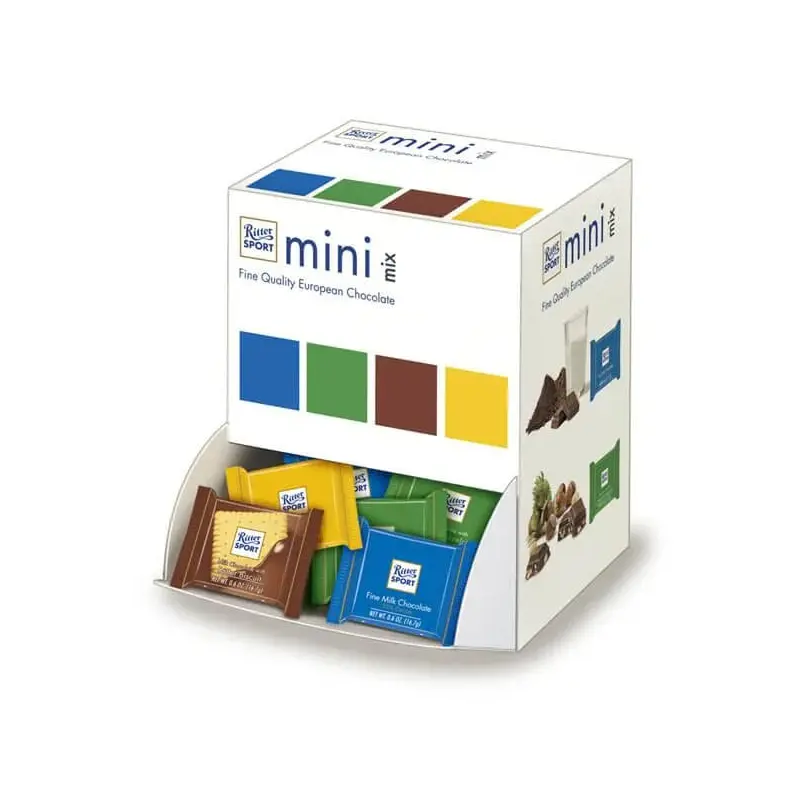 Ritter Sport Mini Chocolate Squares Assortment: 48-Piece Box