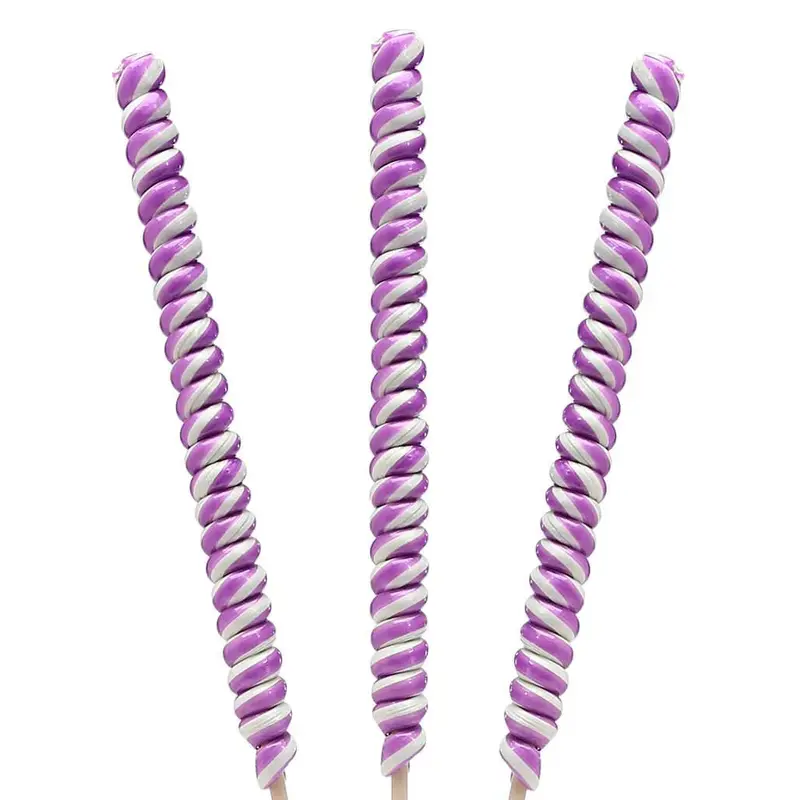 Tesla's Tremendously Tall 3-Ounce Twist Pops - Grape: 12-Piece Box