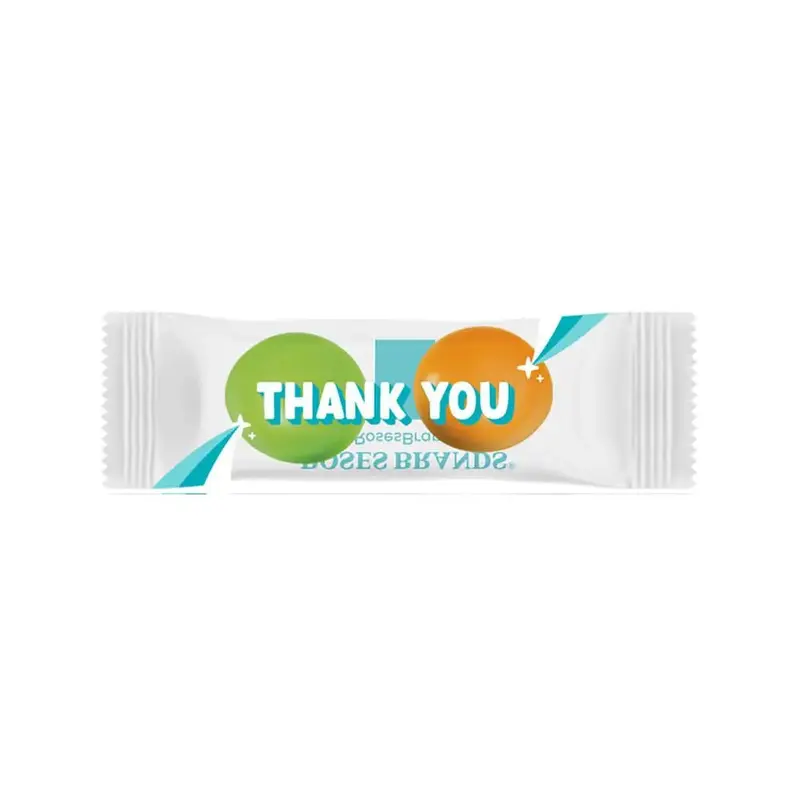 Thank You Chocolate Mints Packets - Assorted: 1000-Piece Case