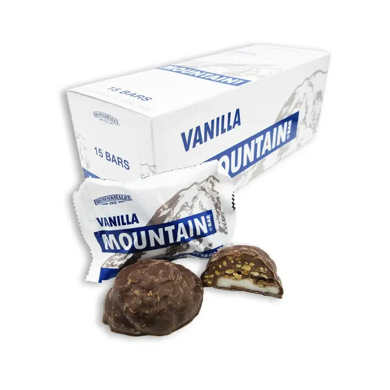 Mountain Candy Bars - Vanilla: 15-Piece Box