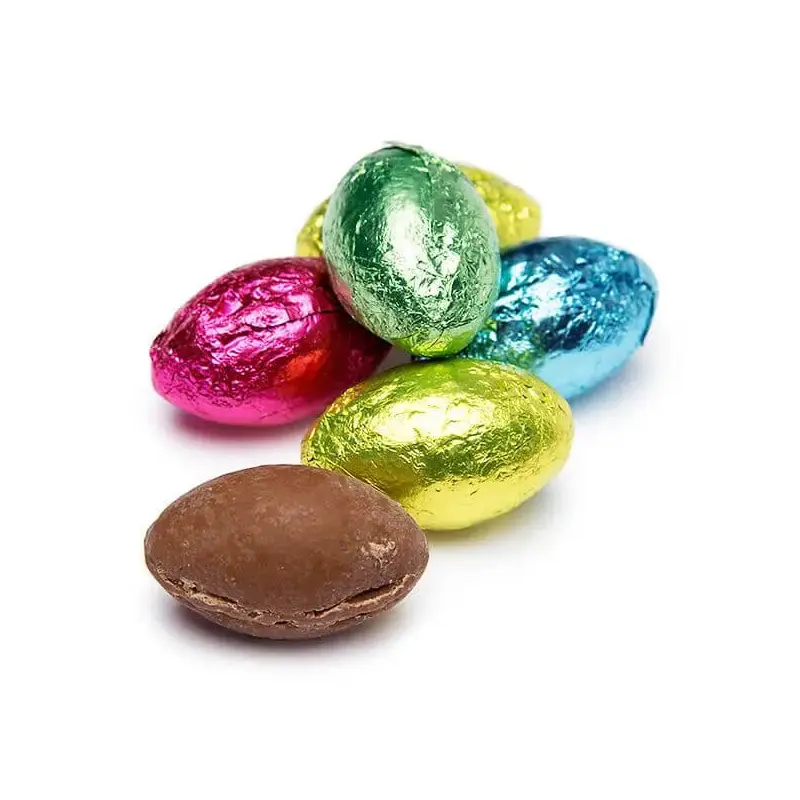 Palmer Foiled Dairy Good Chocolate Eggs Candy: 5LB Bag