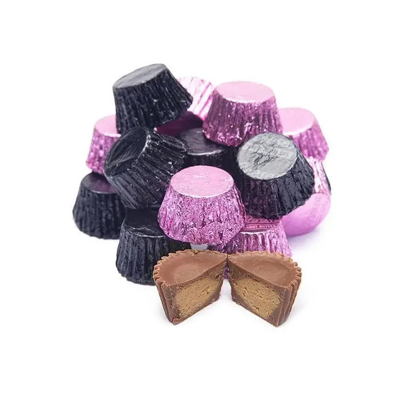 Reeses Peanut Butter Cups Color Combo - Pink and Black: 400-Piece Box