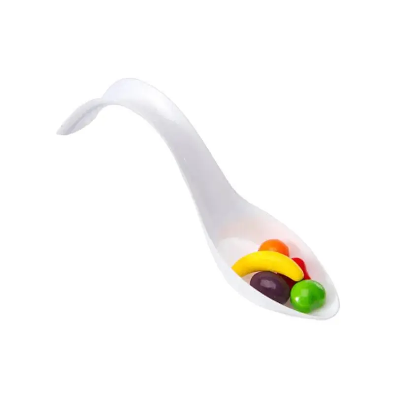 White Plastic Stiletto Candy Scoop