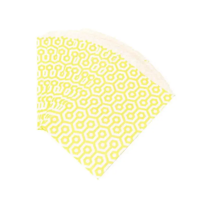Yellow Honeycomb Candy Bags: 25-Piece Pack