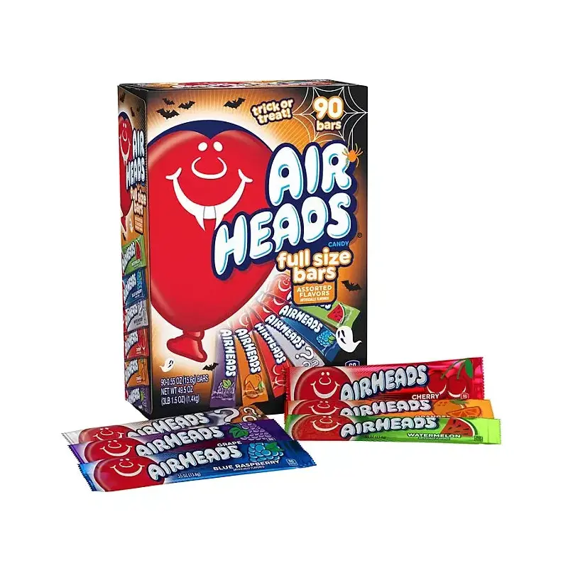AirHeads Halloween Taffy Candy Packs - Fruit: 90-Piece Box