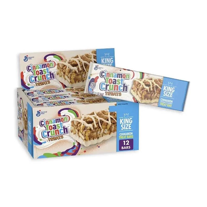 Cinnamon Toast Crunch Cereal Bars - King Size: 12-Piece Box