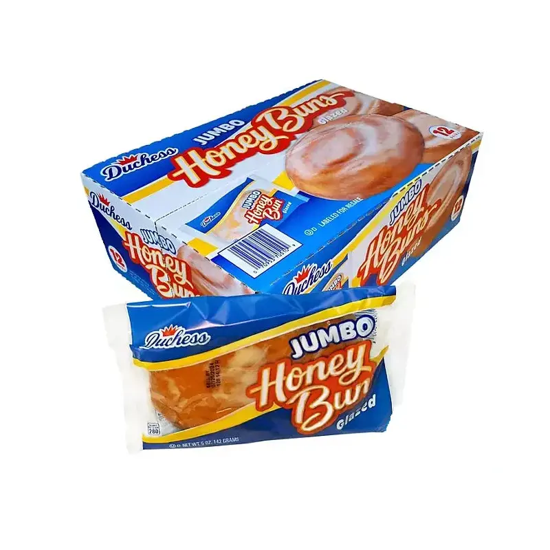 Duchess Jumbo Glazed Honey Buns: 12-Piece Box