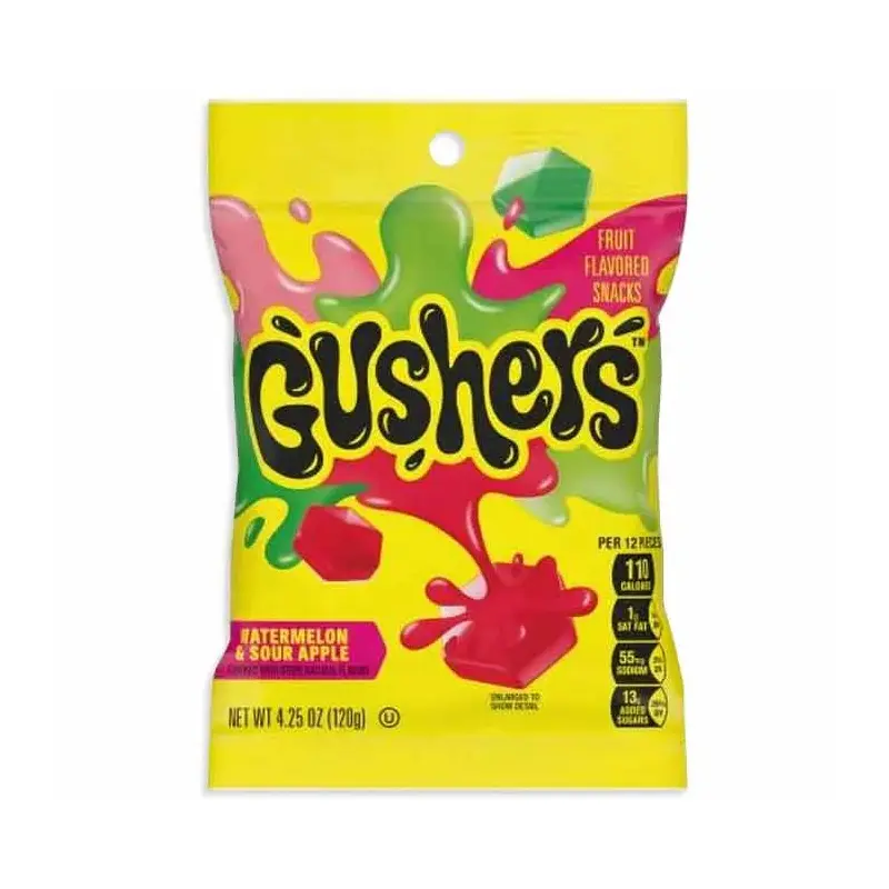 Fruit Gushers Watermelon & Sour Apple: 8-Piece Display