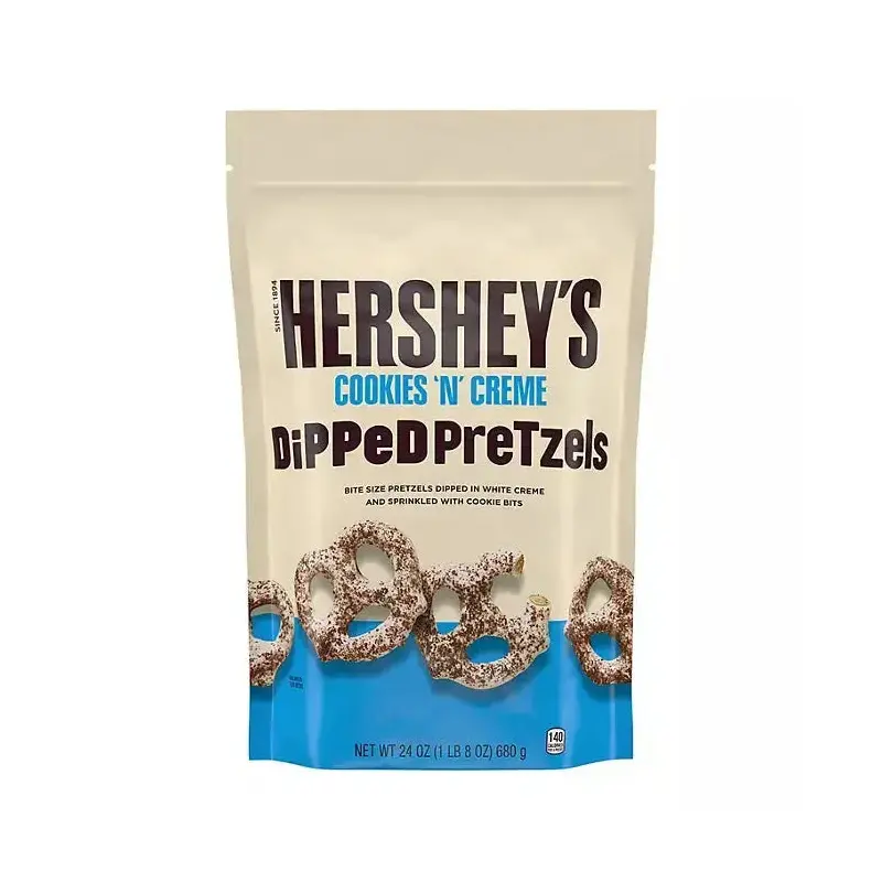 Hershey's Cookies 'N' Creme Dipped Pretzels: 1LB Bag