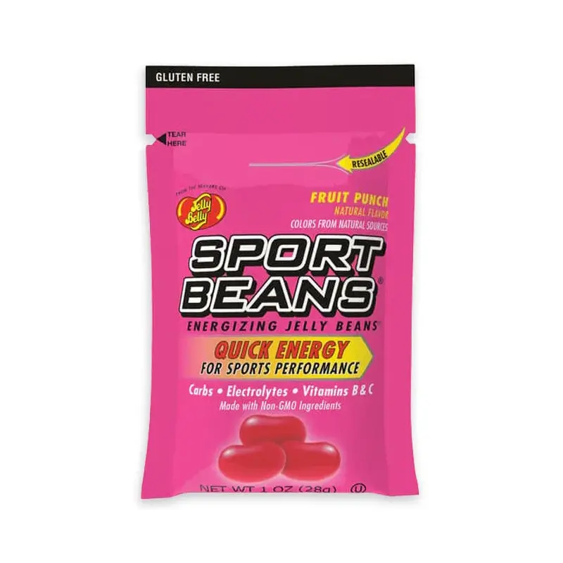 Jelly Belly Sport Beans - Fruit Punch Peg Bags: 24-Piece Display