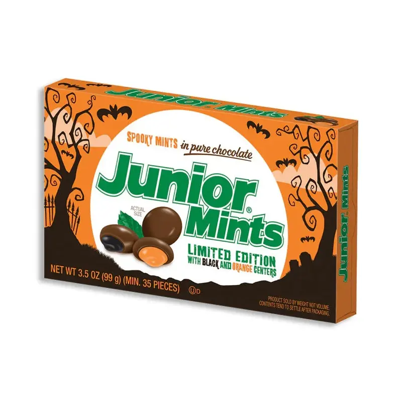 Junior Mints Halloween Candy 3.5-Ounce Packs: 12-Piece Box