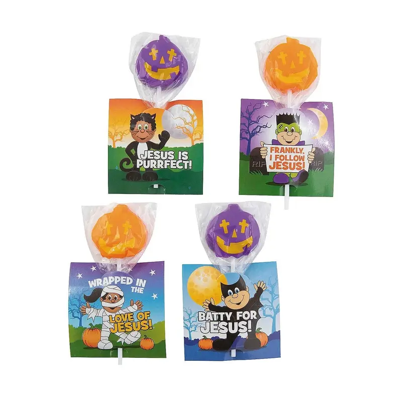 Little Jesus Boolievers Halloween Lollipops: 24-Piece Bag