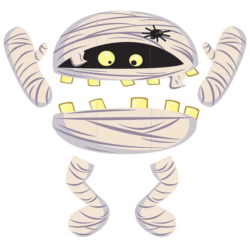 Mummy Trunk-or-Treat Decorating Kit