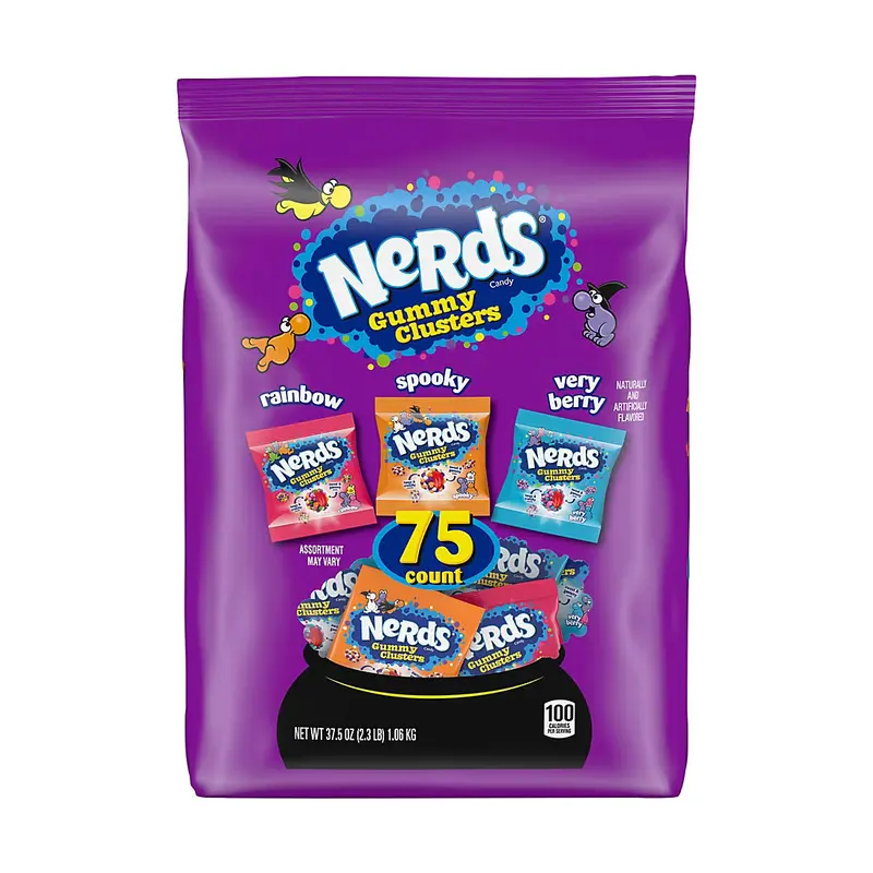 Nerds Halloween Gummy Clusters - Treat Size: 75-Piece Bag